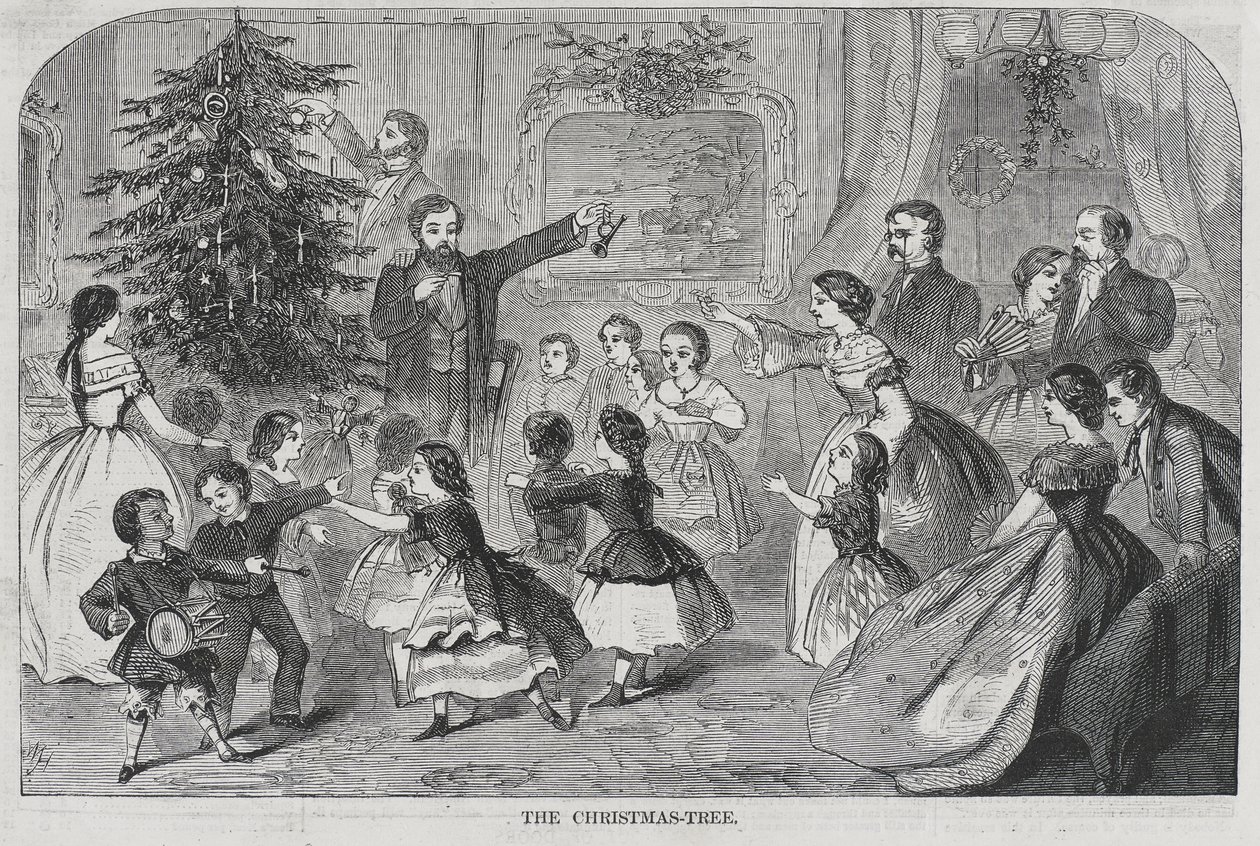 Karácsony – Örökzöldek gyűjtése A karácsonyfa alkotó: Winslow Homer
