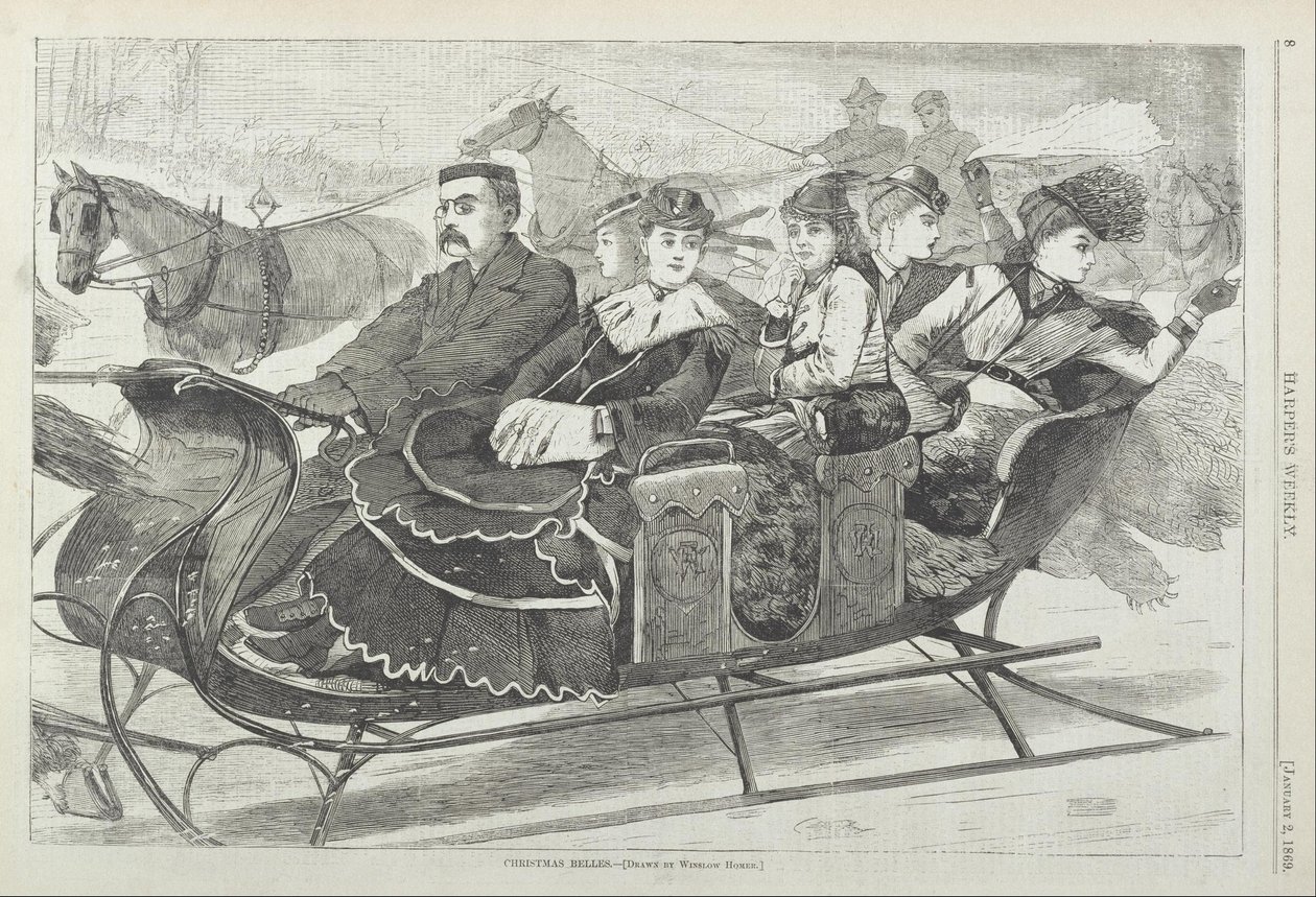 Karácsonyi szépségek alkotó: Winslow Homer