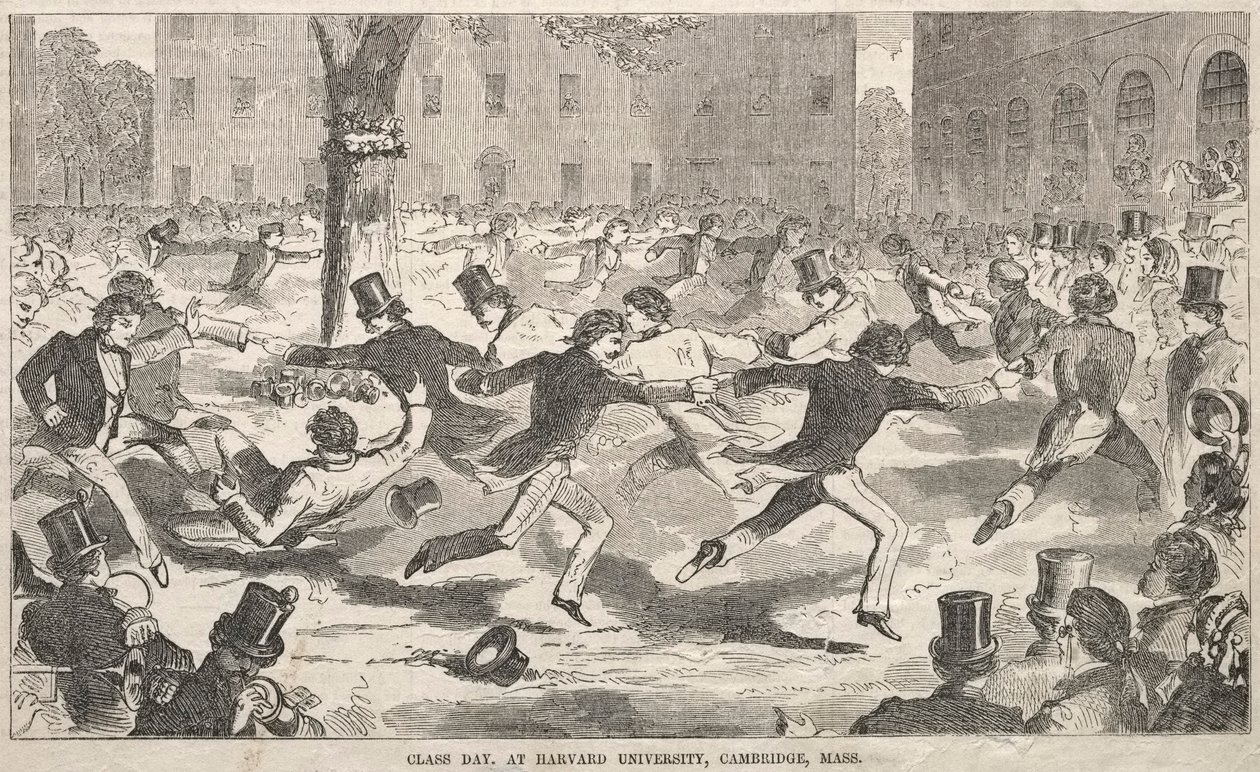 Osztálynap, Harvard Egyetem, Cambridge, Massachusetts alkotó: Winslow Homer