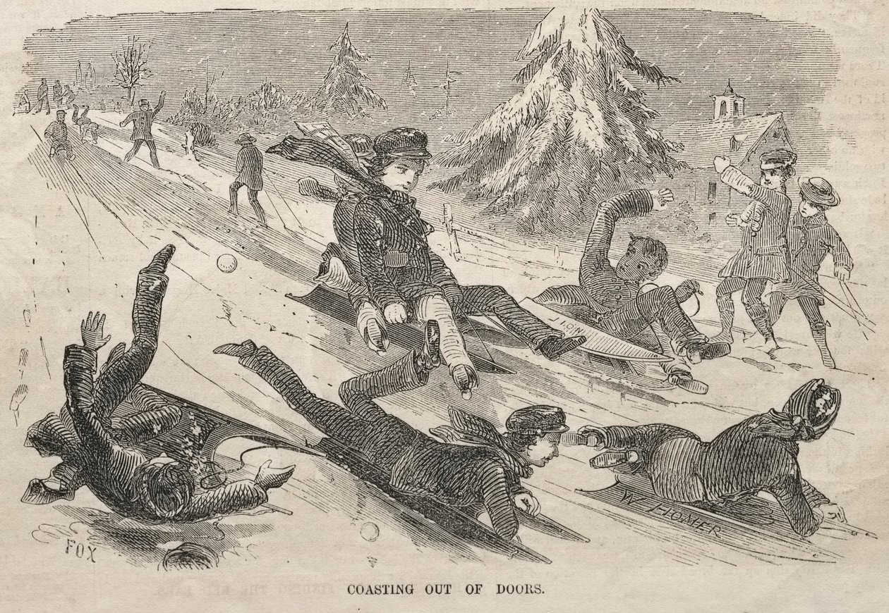 Coasting az ajtókon kívül alkotó: Winslow Homer