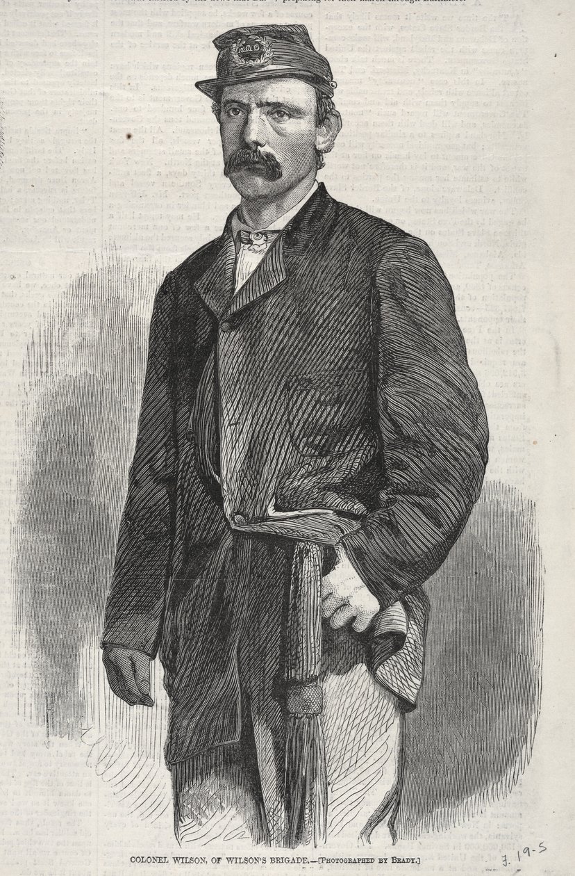 Wilson ezredes, a Wilsons Brigádból, 1861. alkotó: Winslow Homer