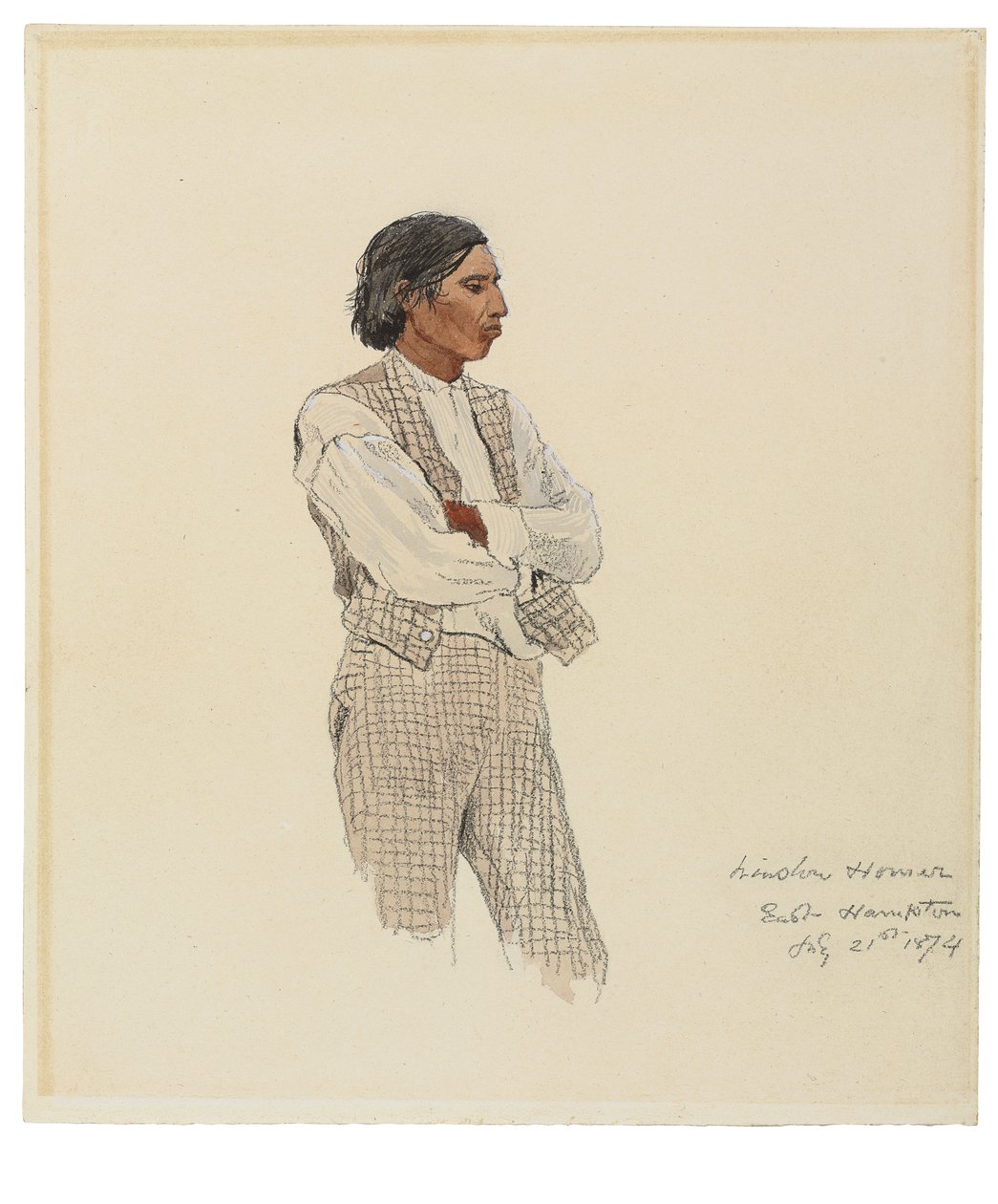 David Pharohh, Az utolsó Montauks, 1874 alkotó: Winslow Homer