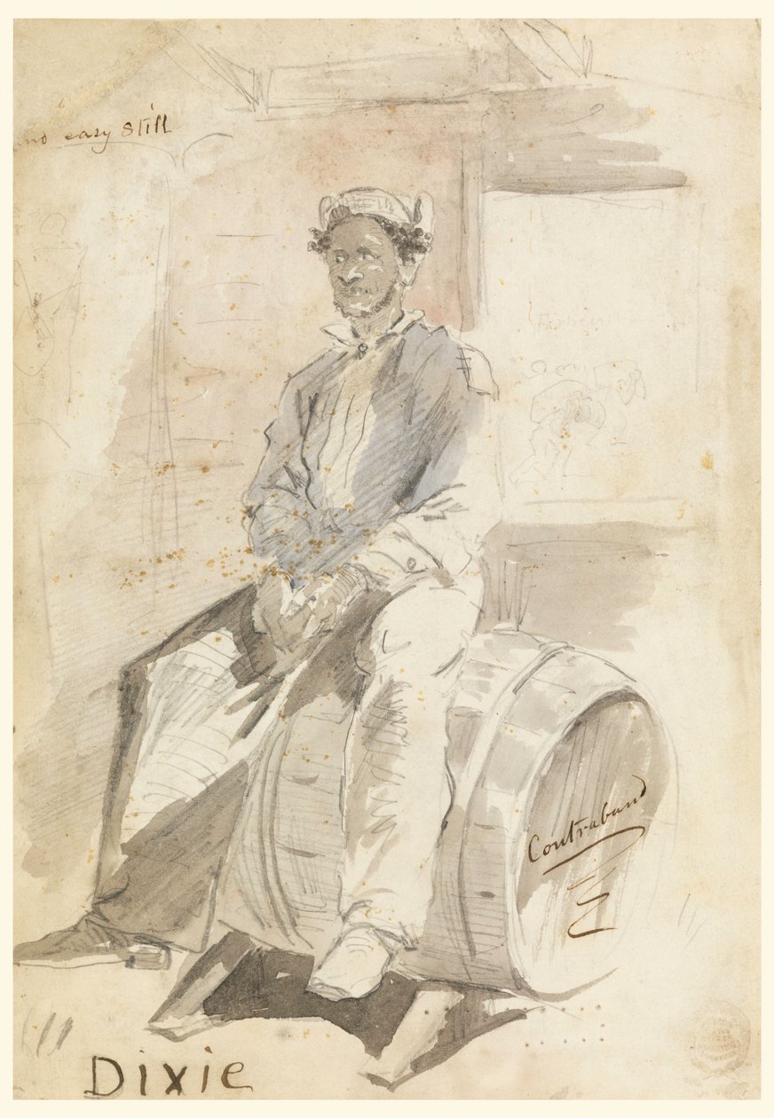 Rajz, Dixie, 1861 alkotó: Winslow Homer