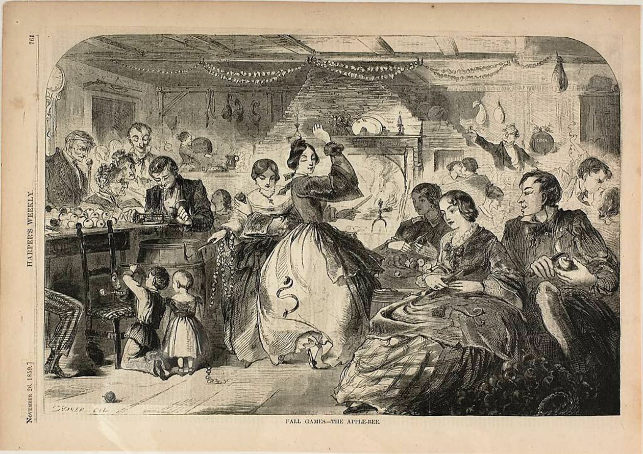 Őszi játékok - az Apple-Bee alkotó: Winslow Homer