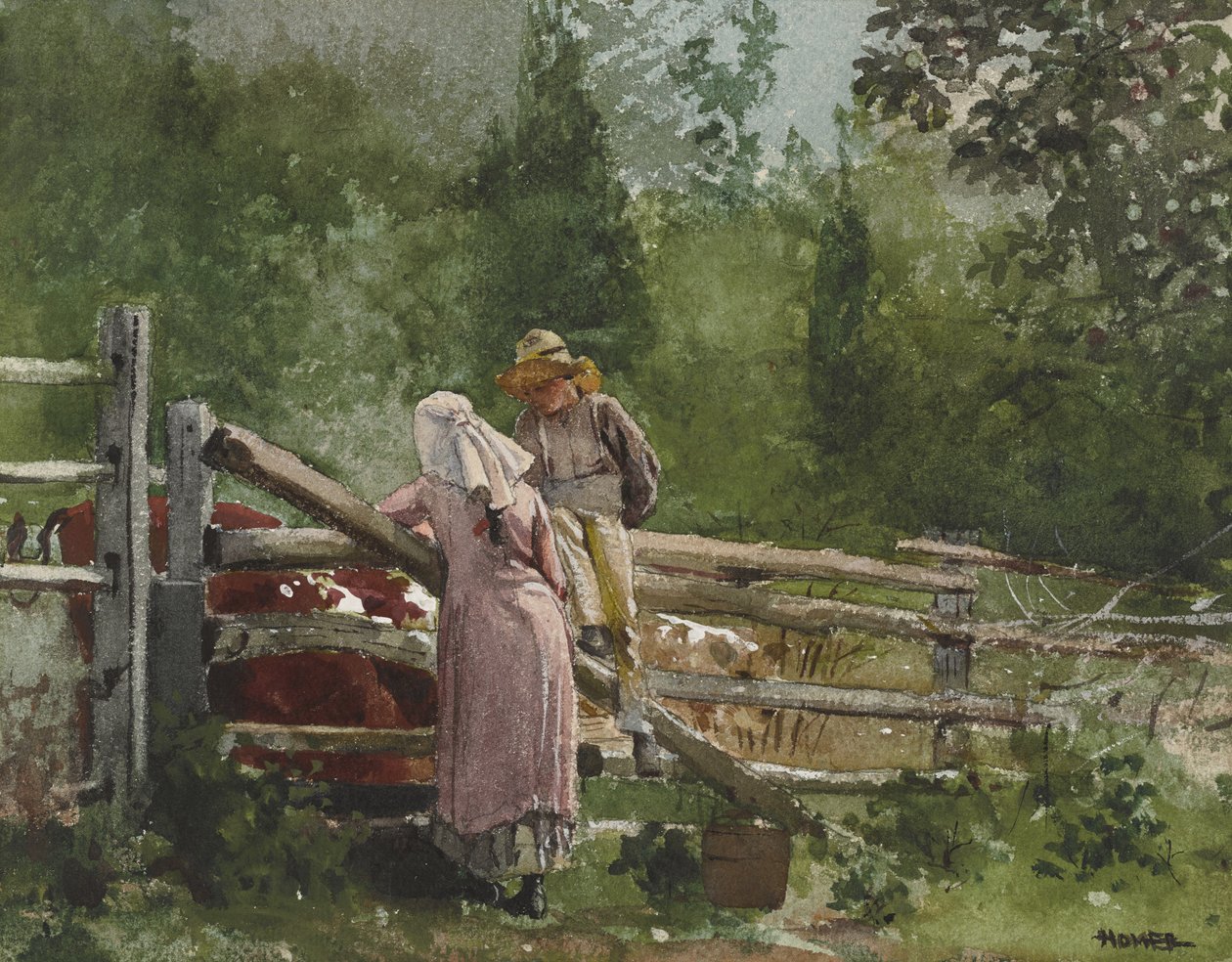 Etetési idő, 1878 alkotó: Winslow Homer