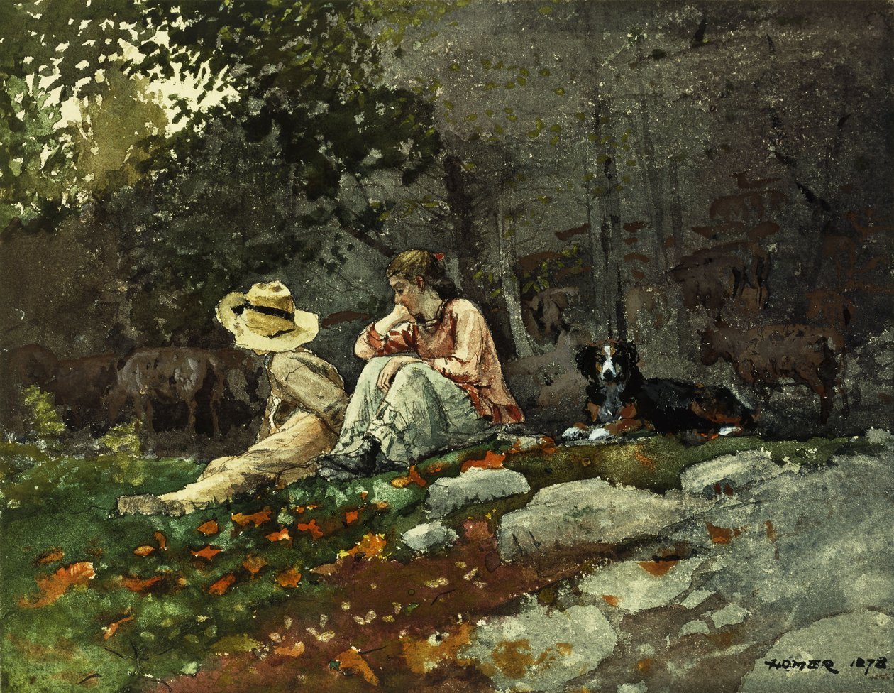 Birkanyáj, Houghton Farm, 1878 alkotó: Winslow Homer