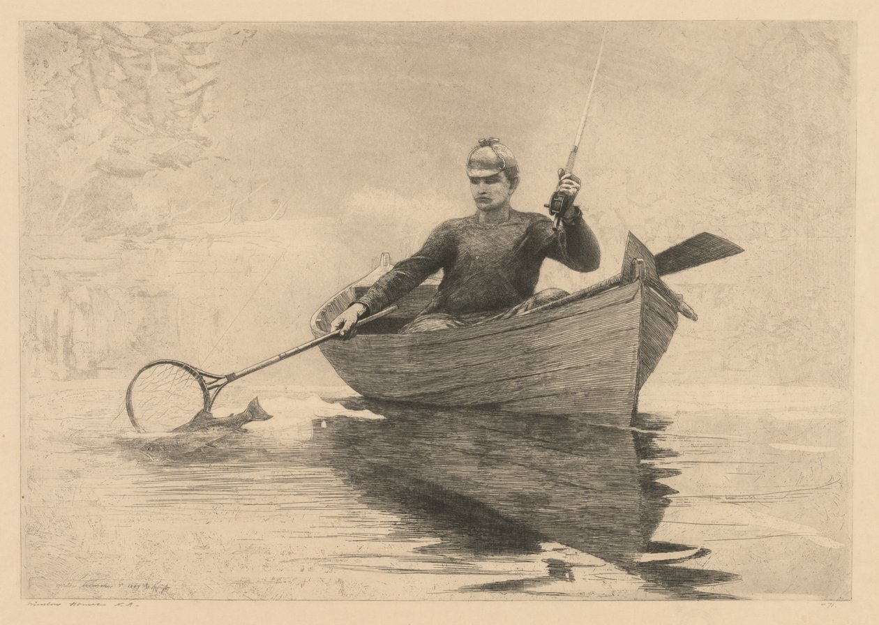 Léghorgászat alkotó: Winslow Homer