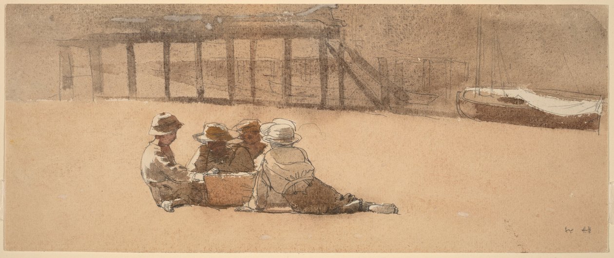 Négy fiú a tengerparton alkotó: Winslow Homer