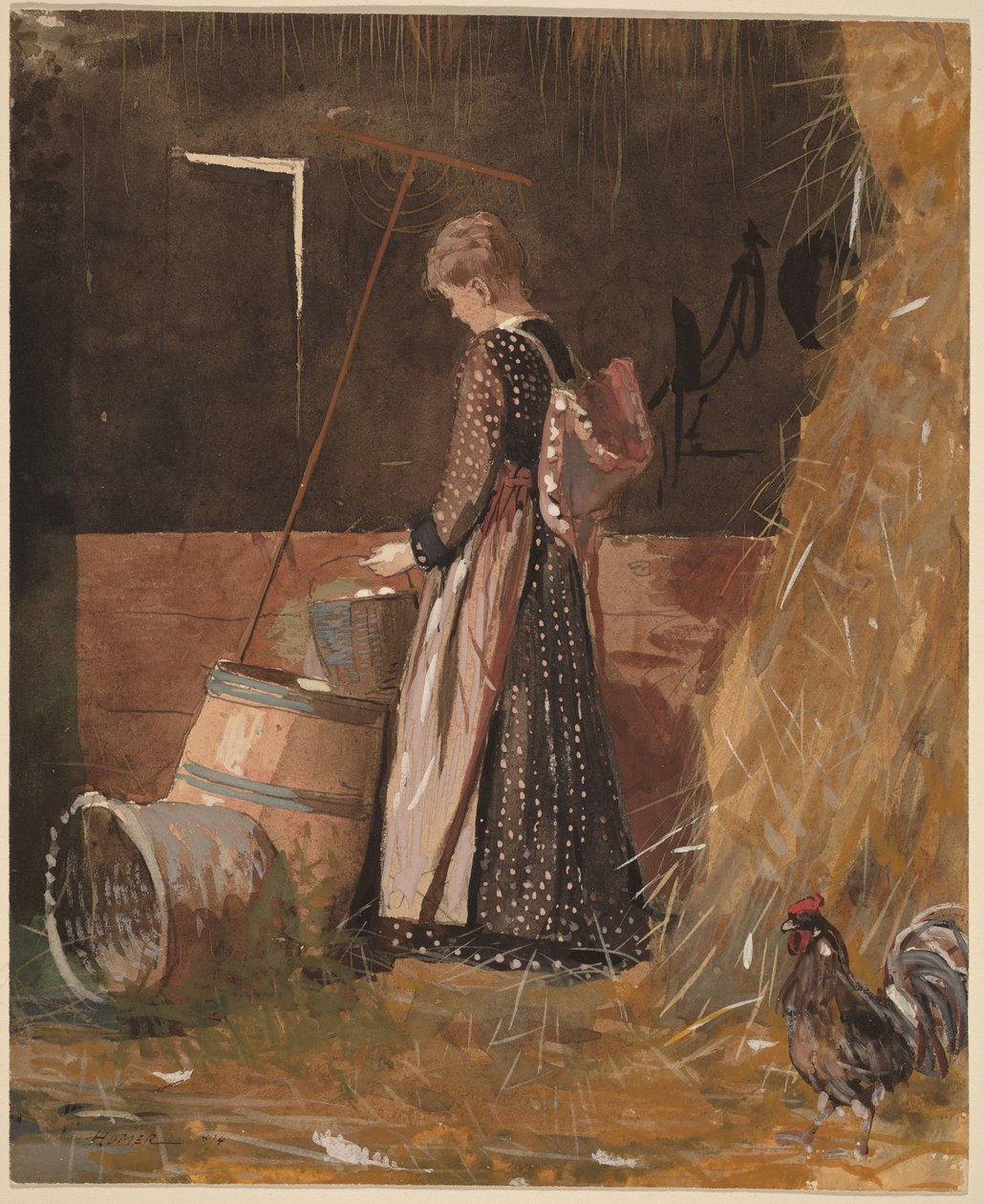 Friss tojás alkotó: Winslow Homer