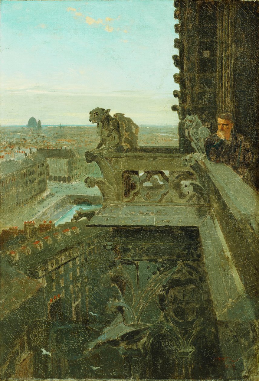 Vízköpők a Notre Dame-ban, 1867 alkotó: Winslow Homer