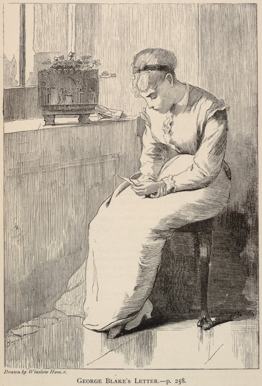 George Blake levele, The Galaxy, 1870 januárja alkotó: Winslow Homer