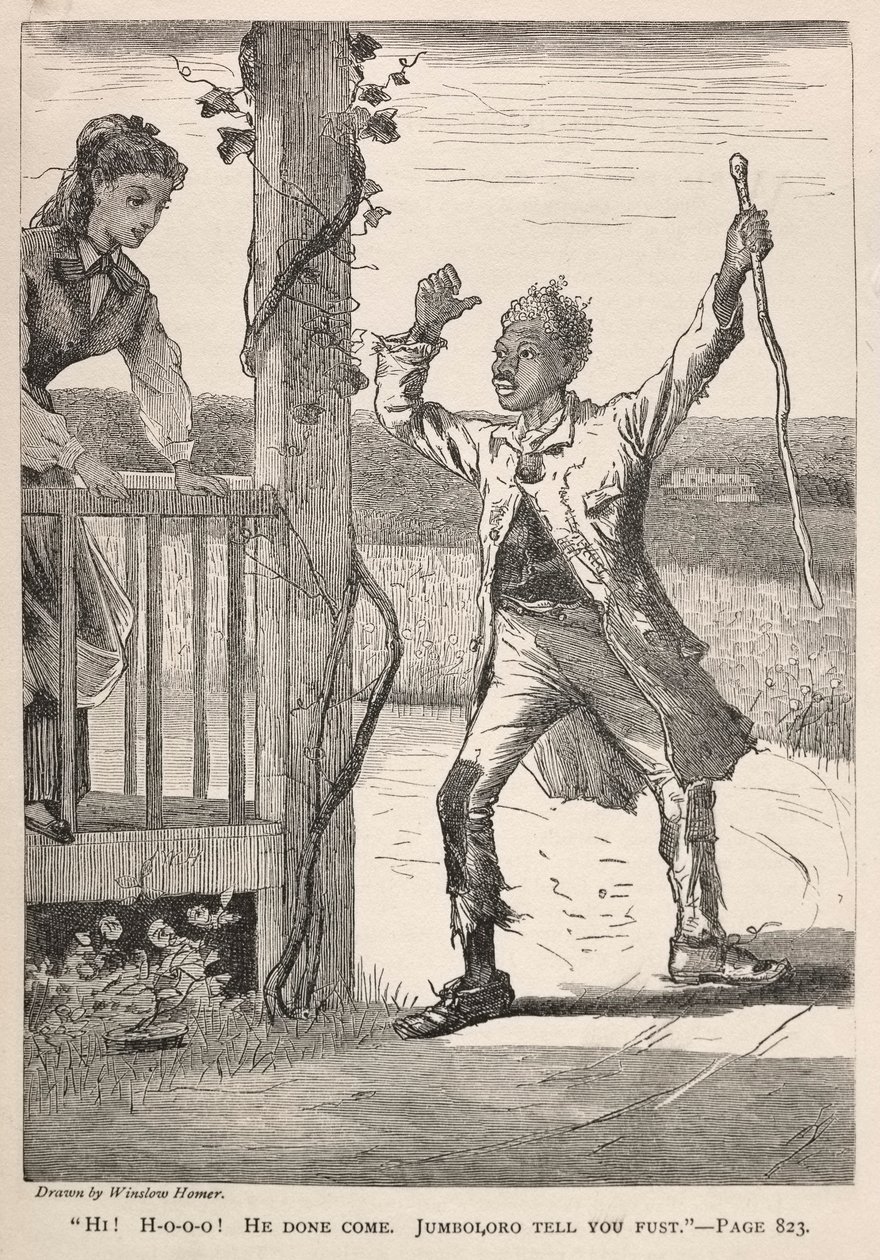 Szia! H-O-O-O! Kész Gyere. Jumboloro Mondd meg először, 1869. alkotó: Winslow Homer