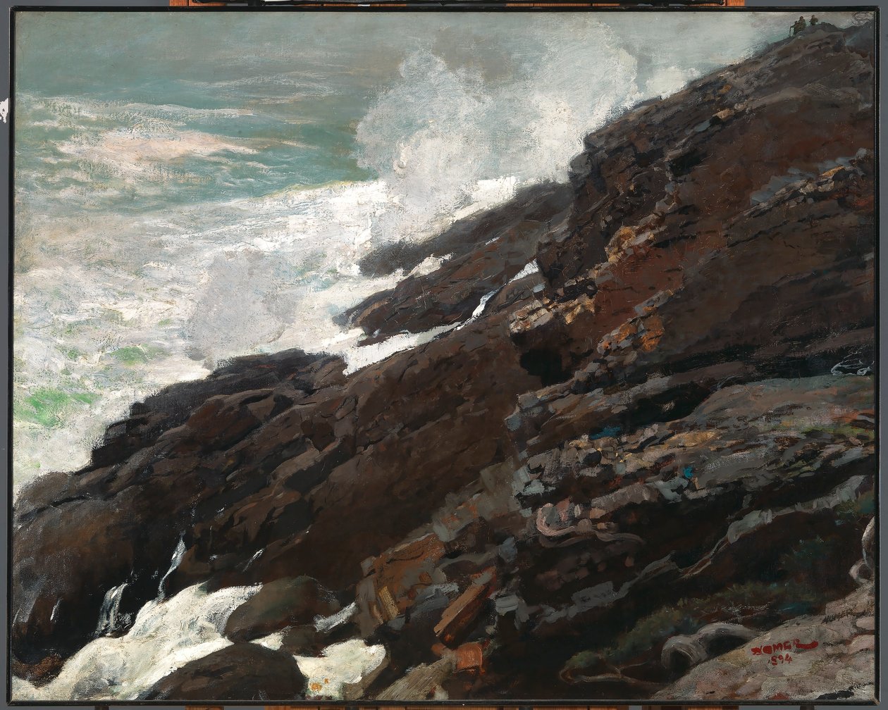Magas szikla, Maine partjai alkotó: Winslow Homer