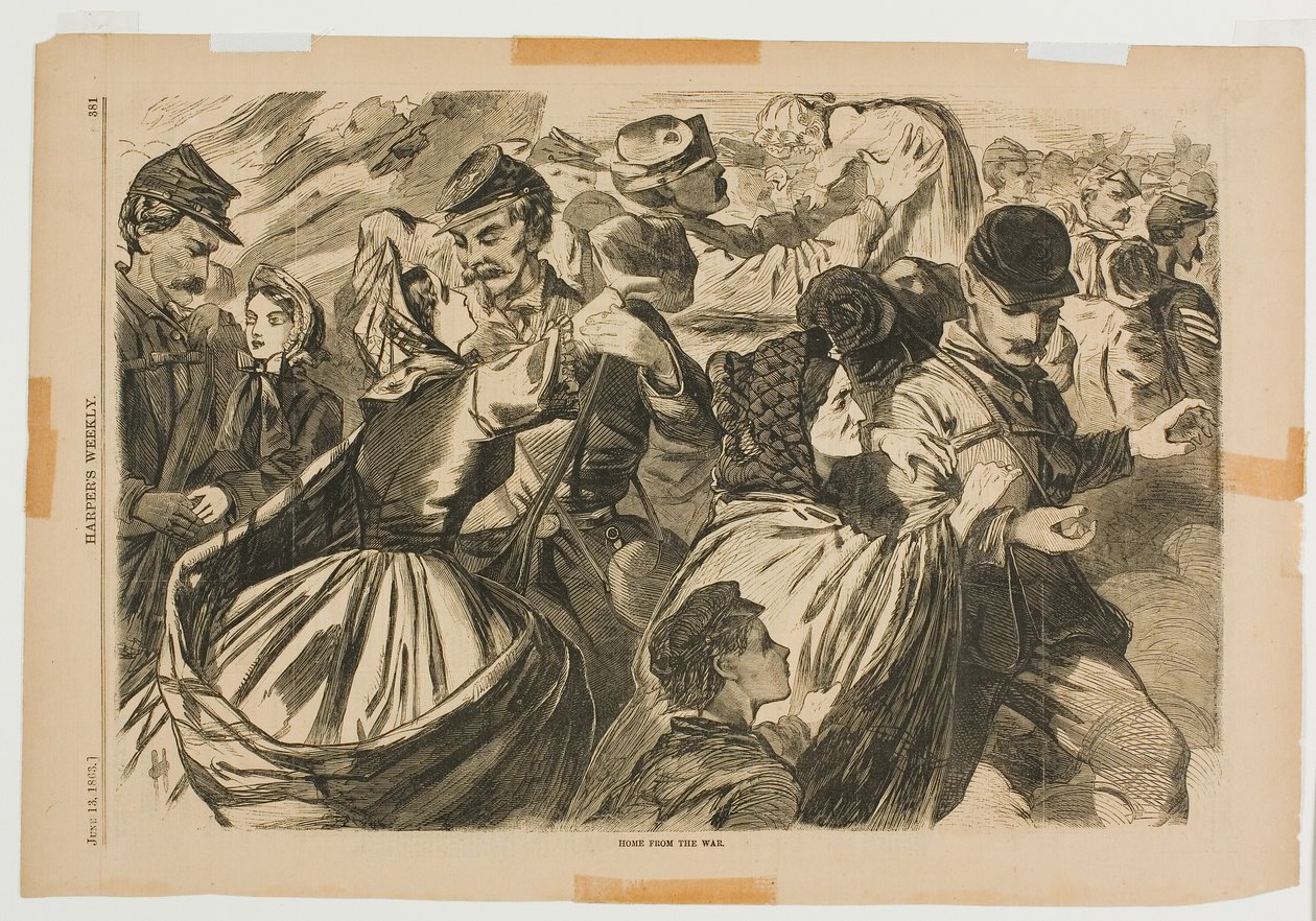 Hazatérés a háborúból alkotó: Winslow Homer