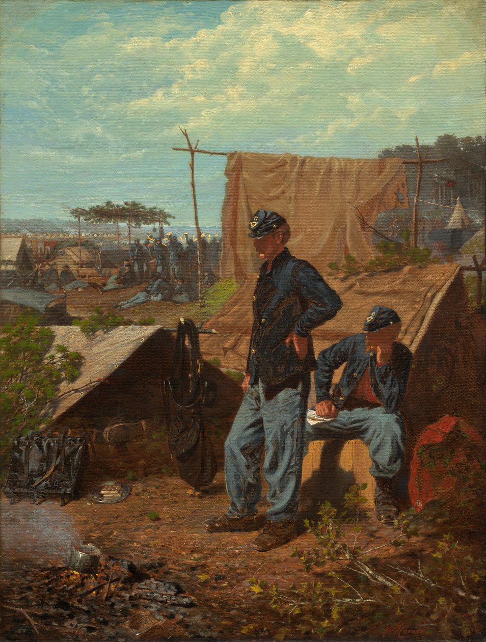 Otthon, Édes Otthon, 1863 körül (olaj, vászon) alkotó: Winslow Homer