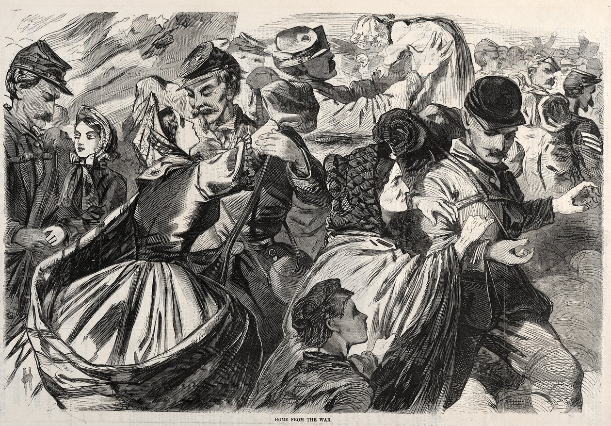 Hazatérés a háborúból alkotó: Winslow Homer