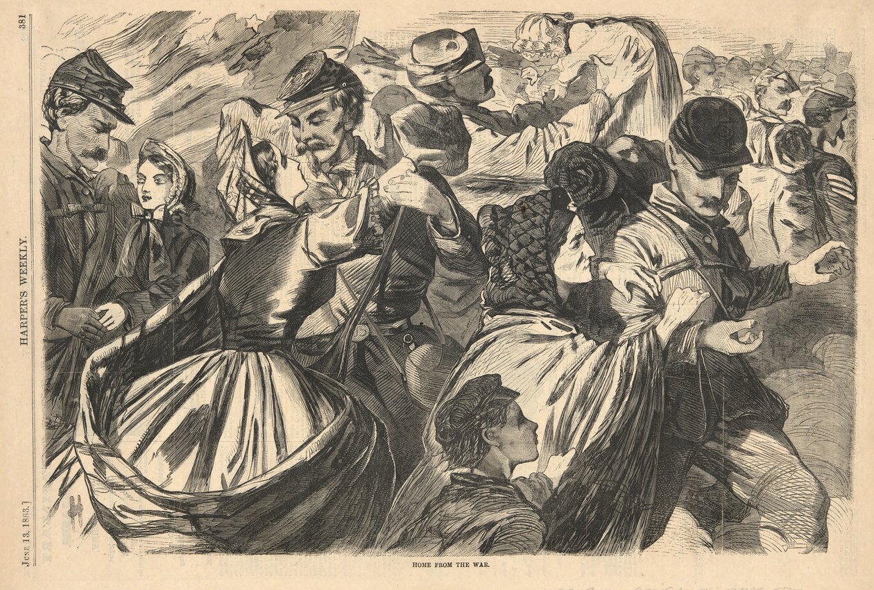 Haza a háborúból, Harperből alkotó: Winslow Homer