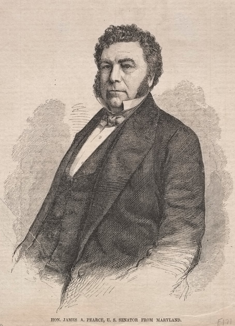 Hon. James A. Pearce, az Egyesült Államok Maryland szenátora, 1859. alkotó: Winslow Homer
