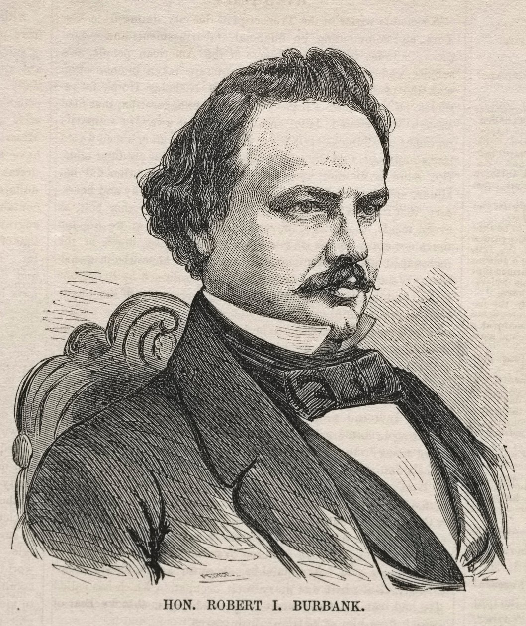 Hon. Robert I. Burbank, 1857. alkotó: Winslow Homer