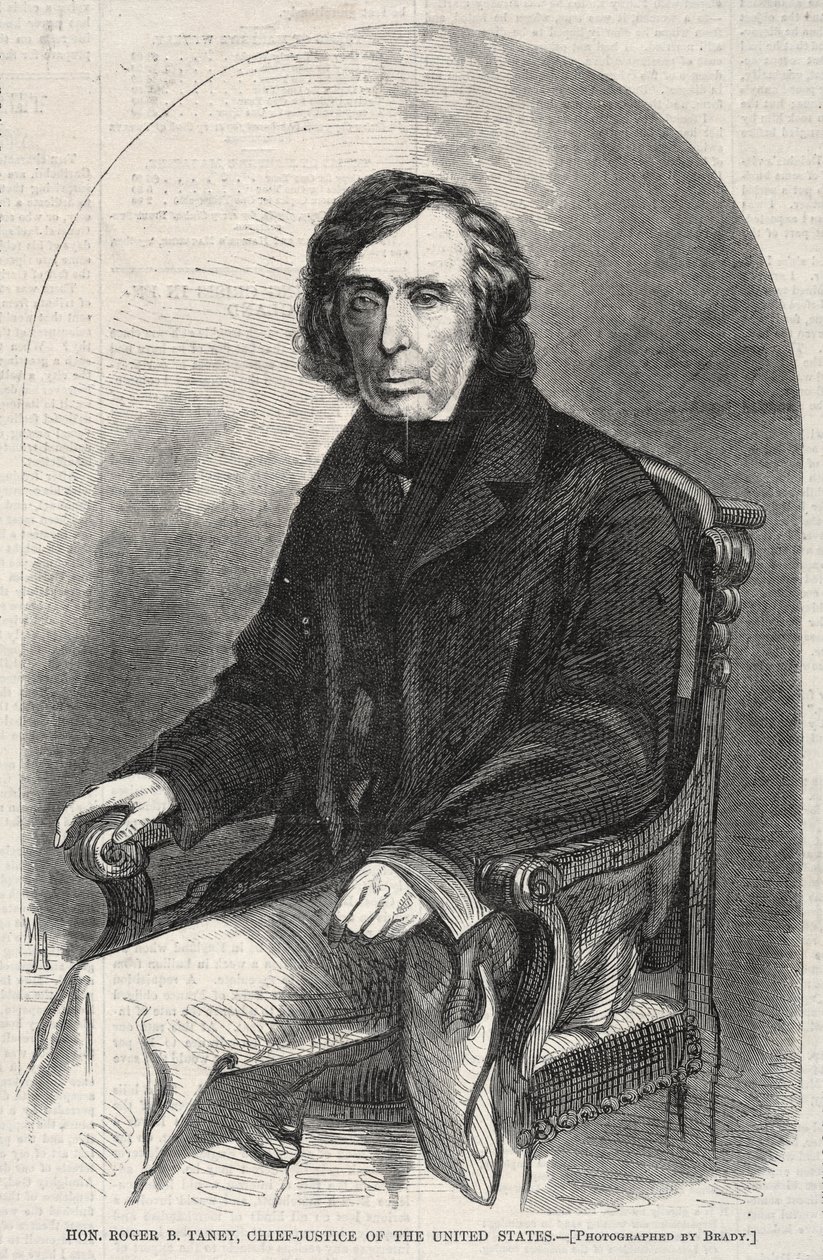 Roger B. Taney úr, az Egyesült Államok Legfelsőbb Bíróságának elnöke alkotó: Winslow Homer