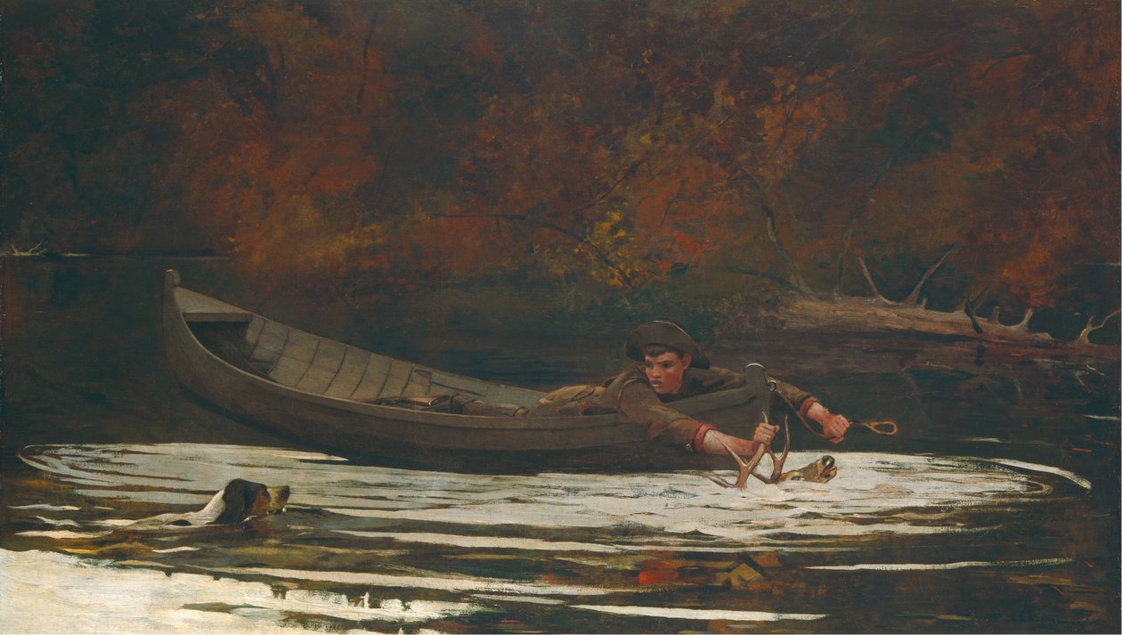 Hound and Hunter, 1892. alkotó: Winslow Homer