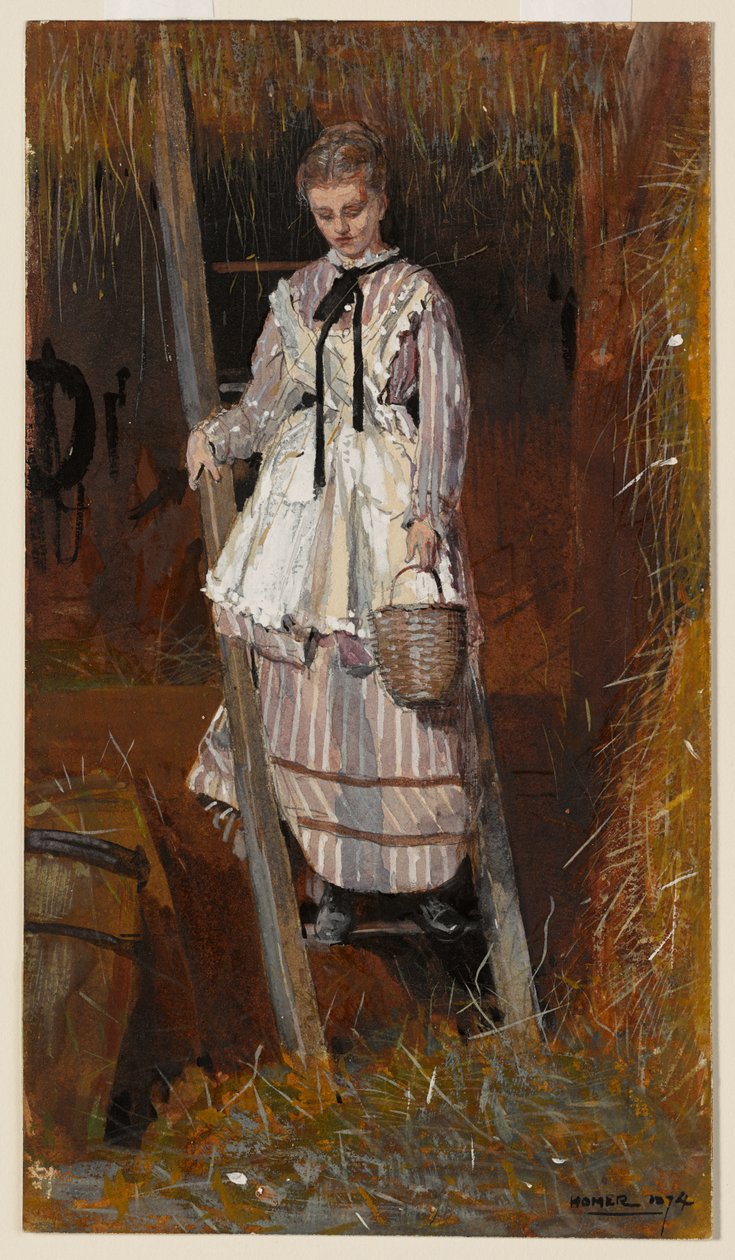 Tojáskeresés alkotó: Winslow Homer