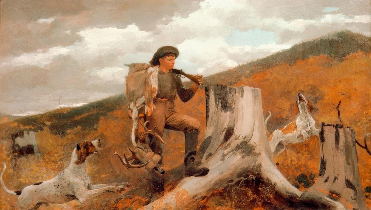 Vadász és kutyák alkotó: Winslow Homer