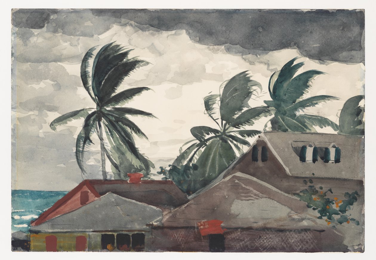 Hurrikán, Bahama-szigetek alkotó: Winslow Homer