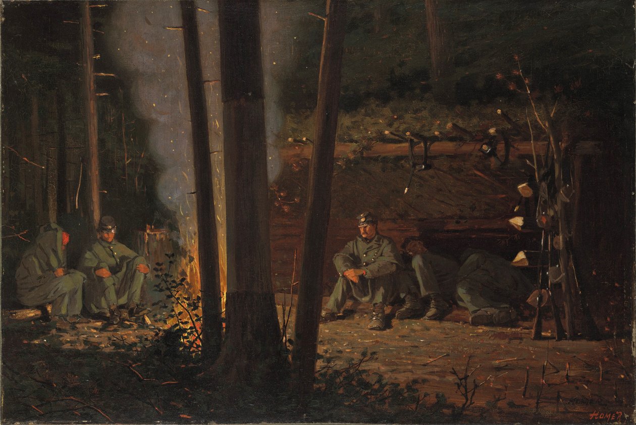 Yorktown előtt (olaj, vászon) alkotó: Winslow Homer