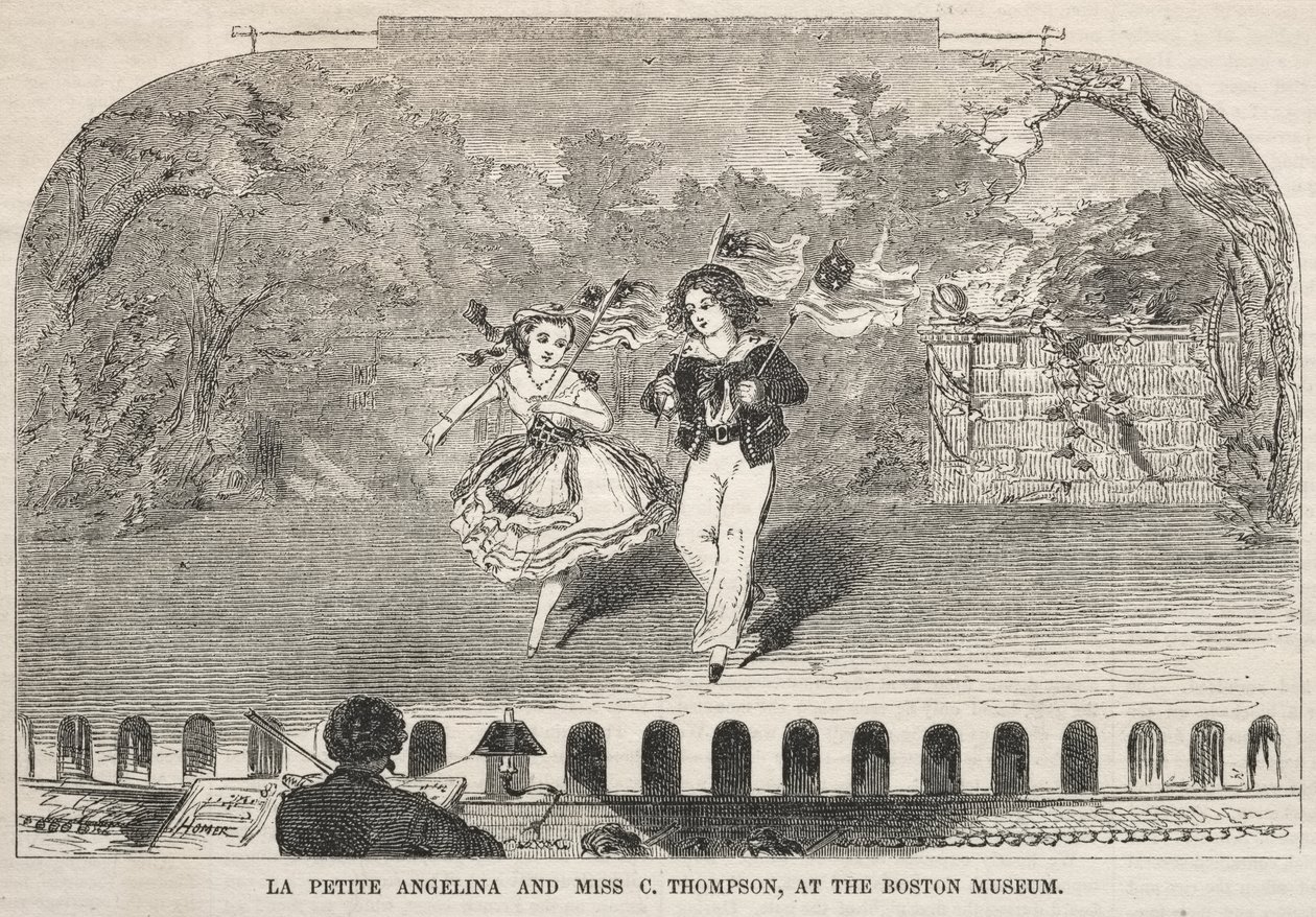La Petite Angelina és Miss C. Thompson a bostoni múzeumban alkotó: Winslow Homer