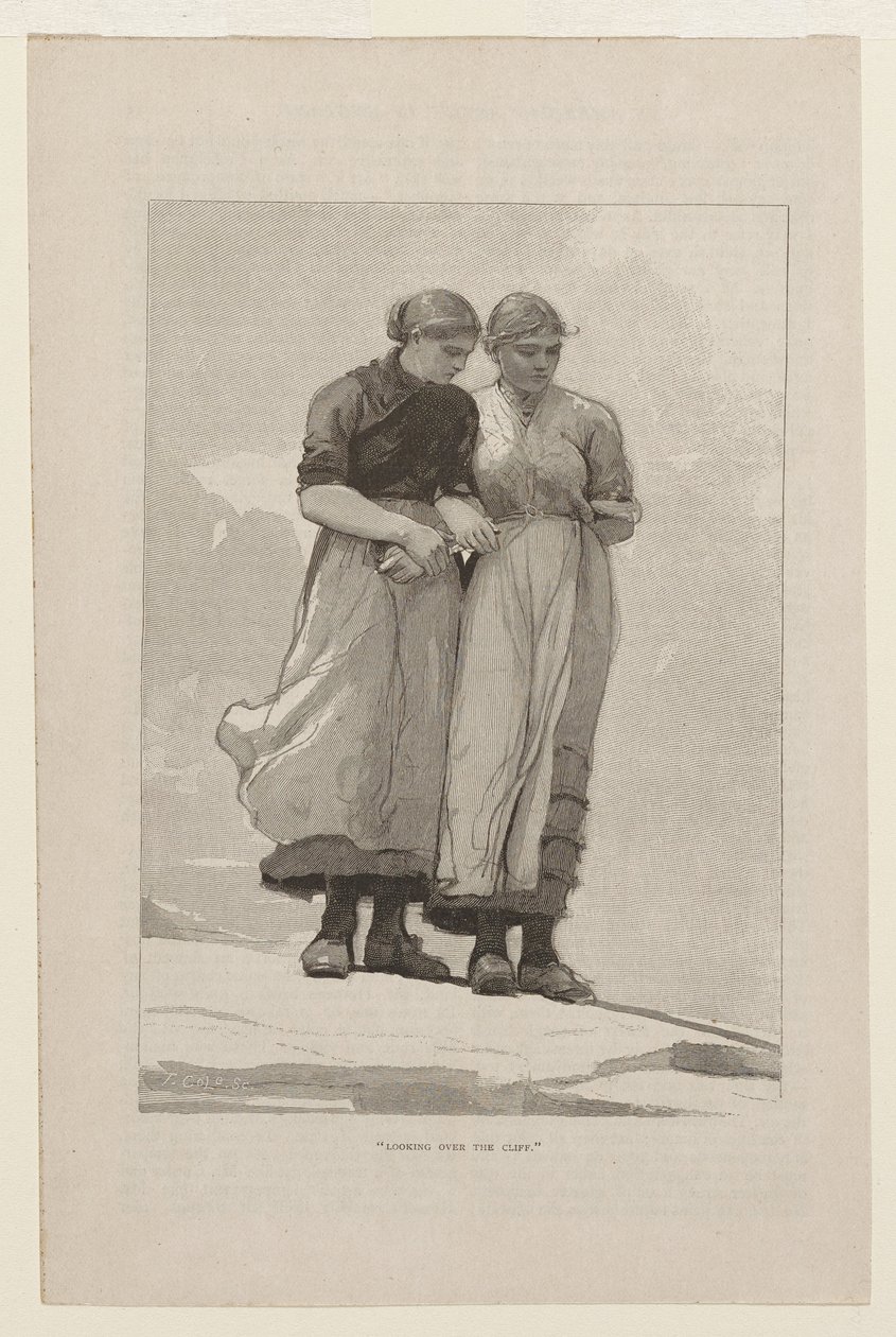 Tekintet a szikla fölött alkotó: Winslow Homer