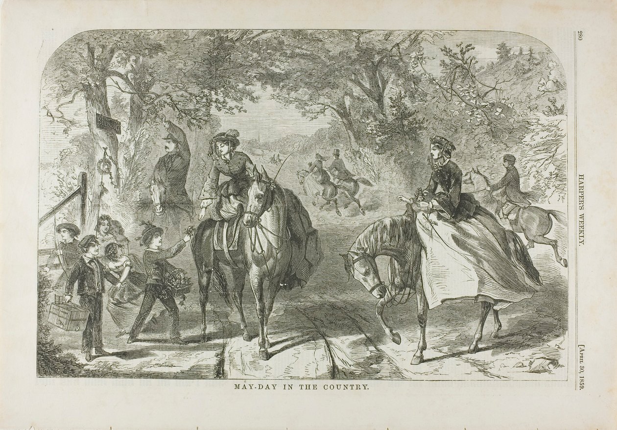 Május elseje vidéken alkotó: Winslow Homer