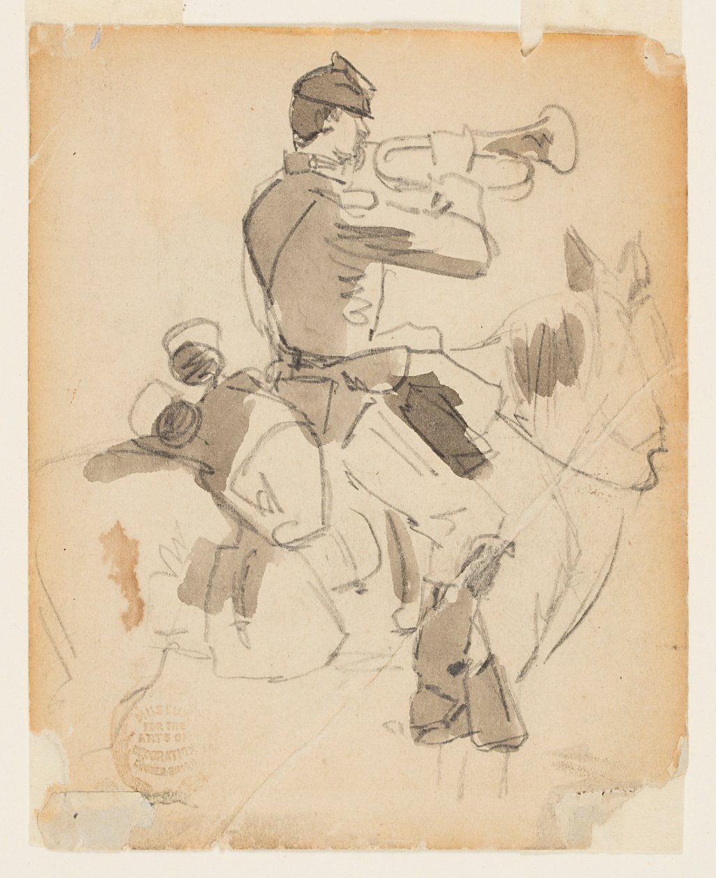 Szerelt Bugler alkotó: Winslow Homer