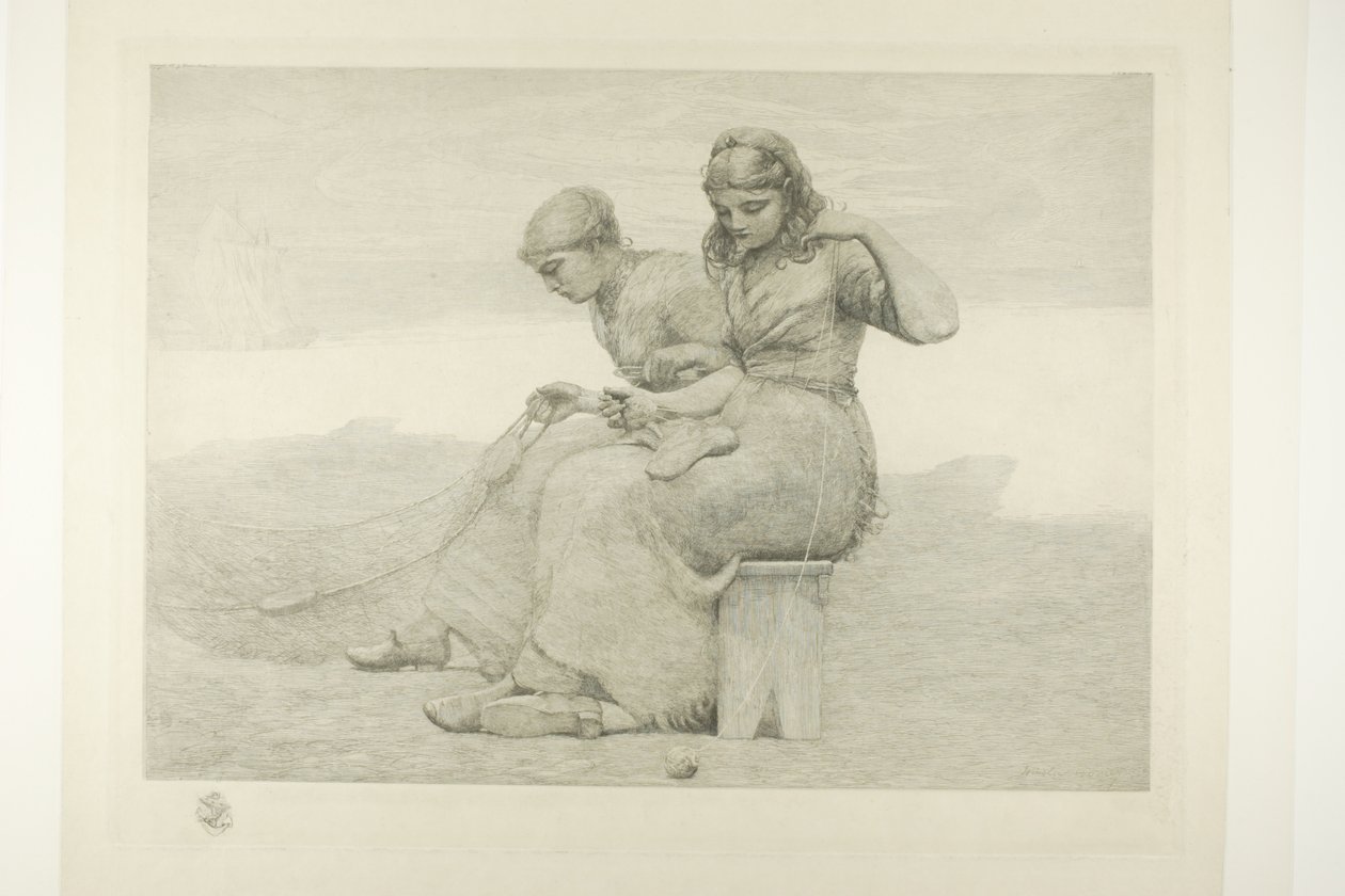 Net Menders alkotó: Winslow Homer