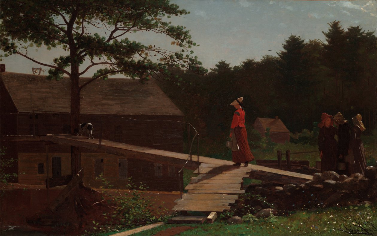Régi malom (A reggeli harang) alkotó: Winslow Homer