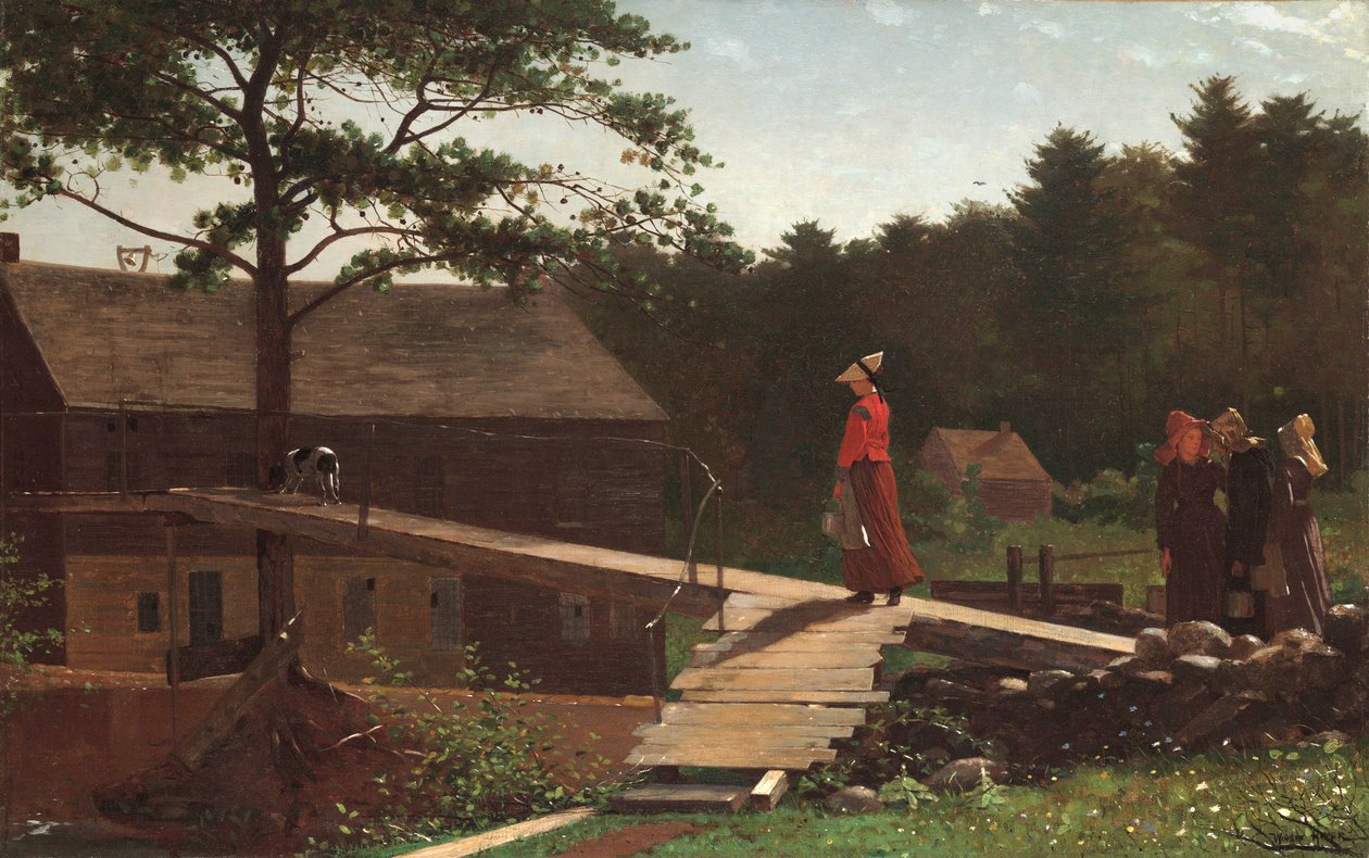 Régi malom (The Morning Bell), 1871 alkotó: Winslow Homer