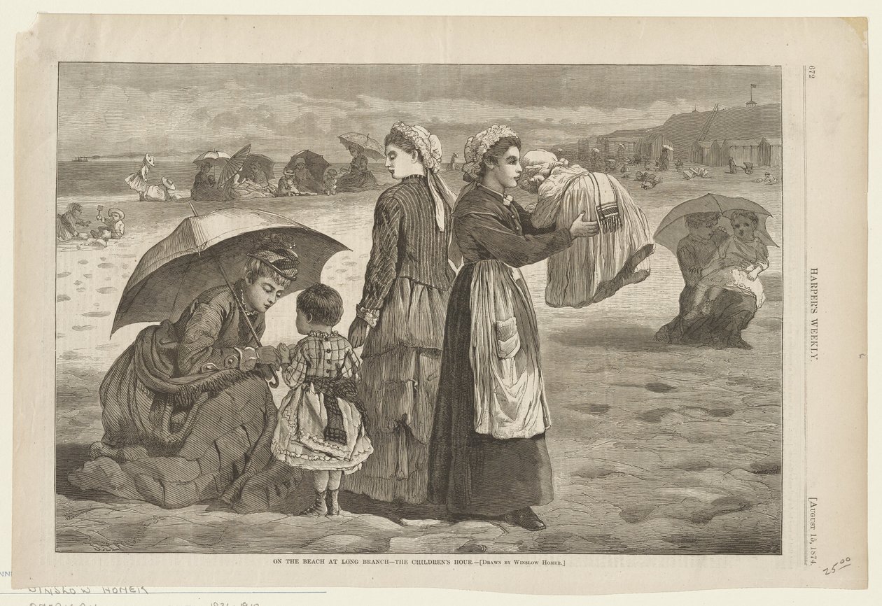A long branchi tengerparton - A gyermekek órája alkotó: Winslow Homer