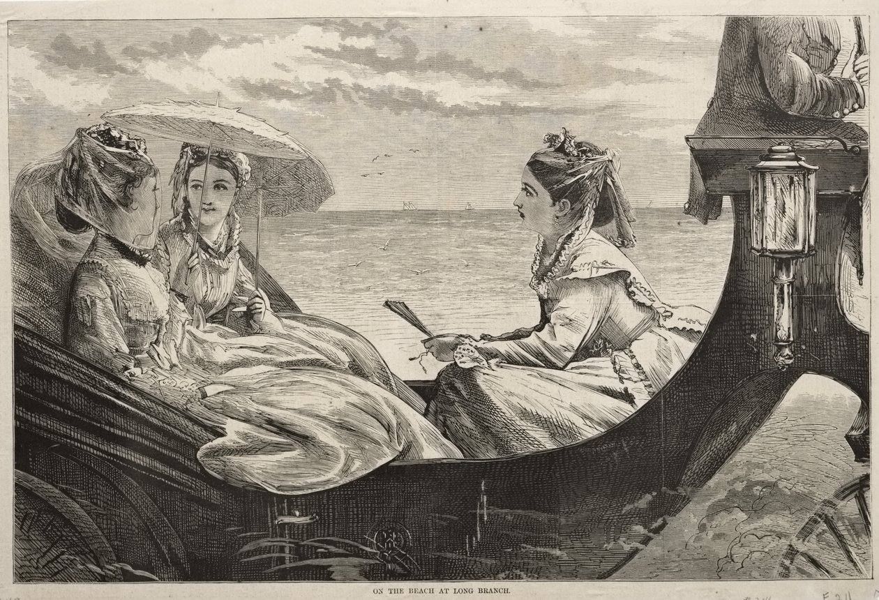 A Long Branch-i strandon alkotó: Winslow Homer