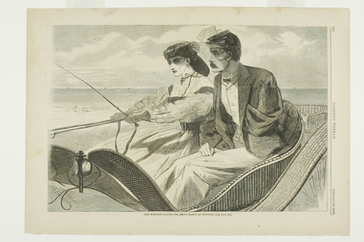 Az öntözőhelyeink - Az üres hüvely Newportban alkotó: Winslow Homer