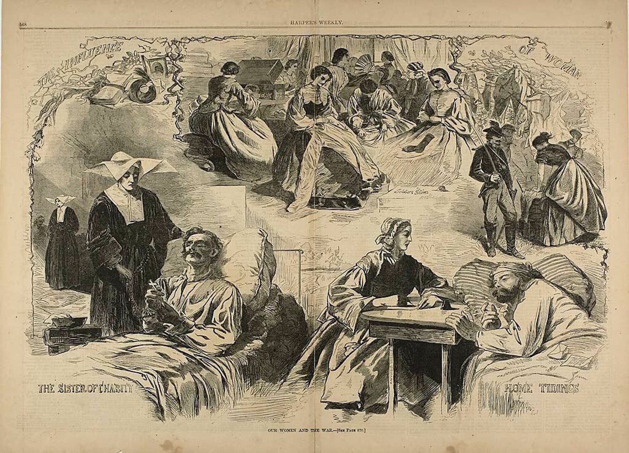 Nőink a háborúban alkotó: Winslow Homer
