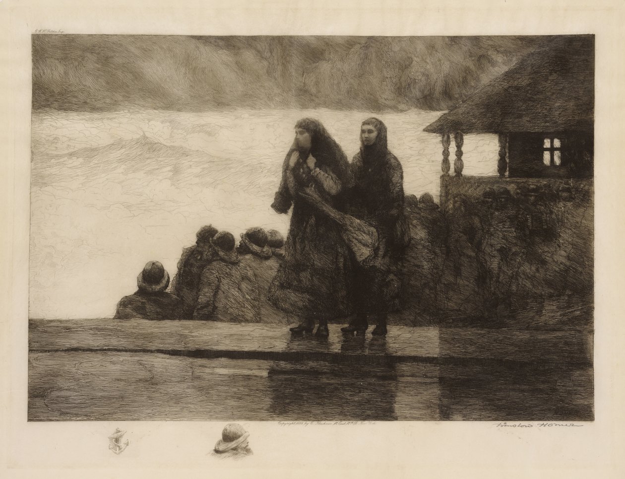 A tenger veszélyei alkotó: Winslow Homer