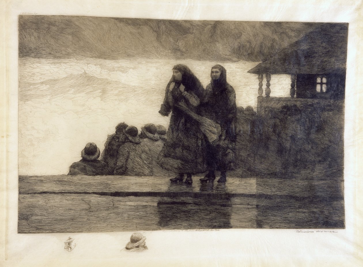 A tenger veszélyei alkotó: Winslow Homer
