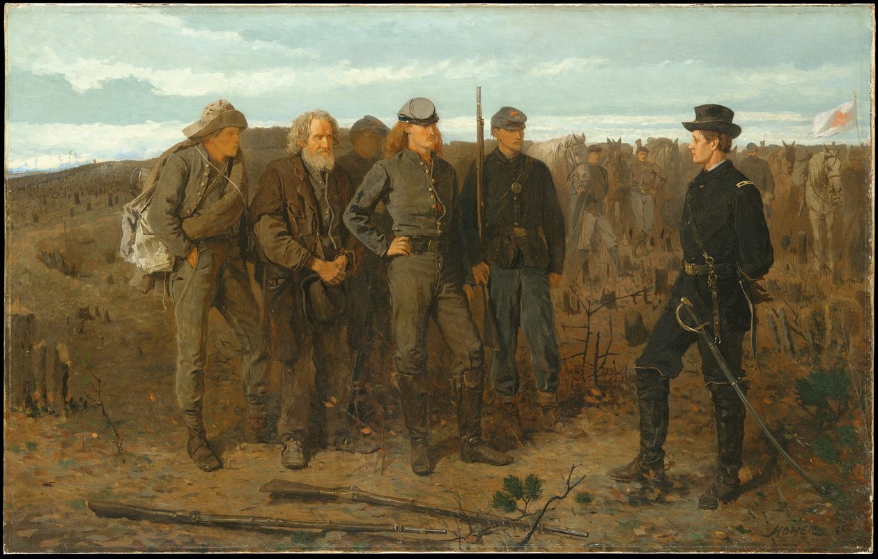 A frontról érkező foglyok alkotó: Winslow Homer