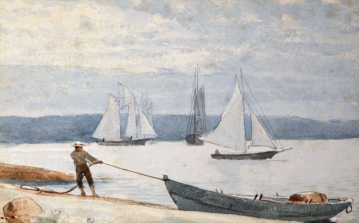 Dória húzása, 1880 alkotó: Winslow Homer