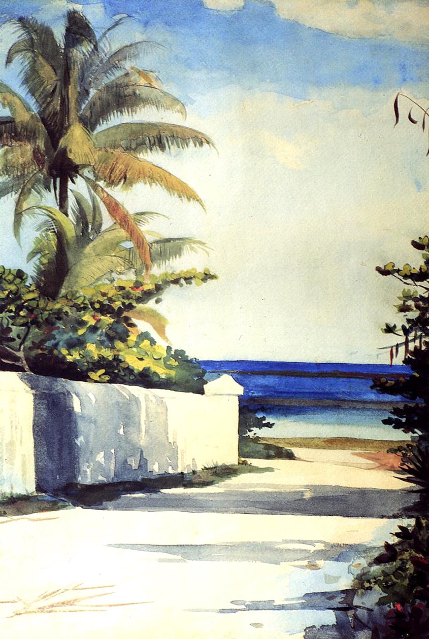 Út Nassauban, 1898-99 alkotó: Winslow Homer