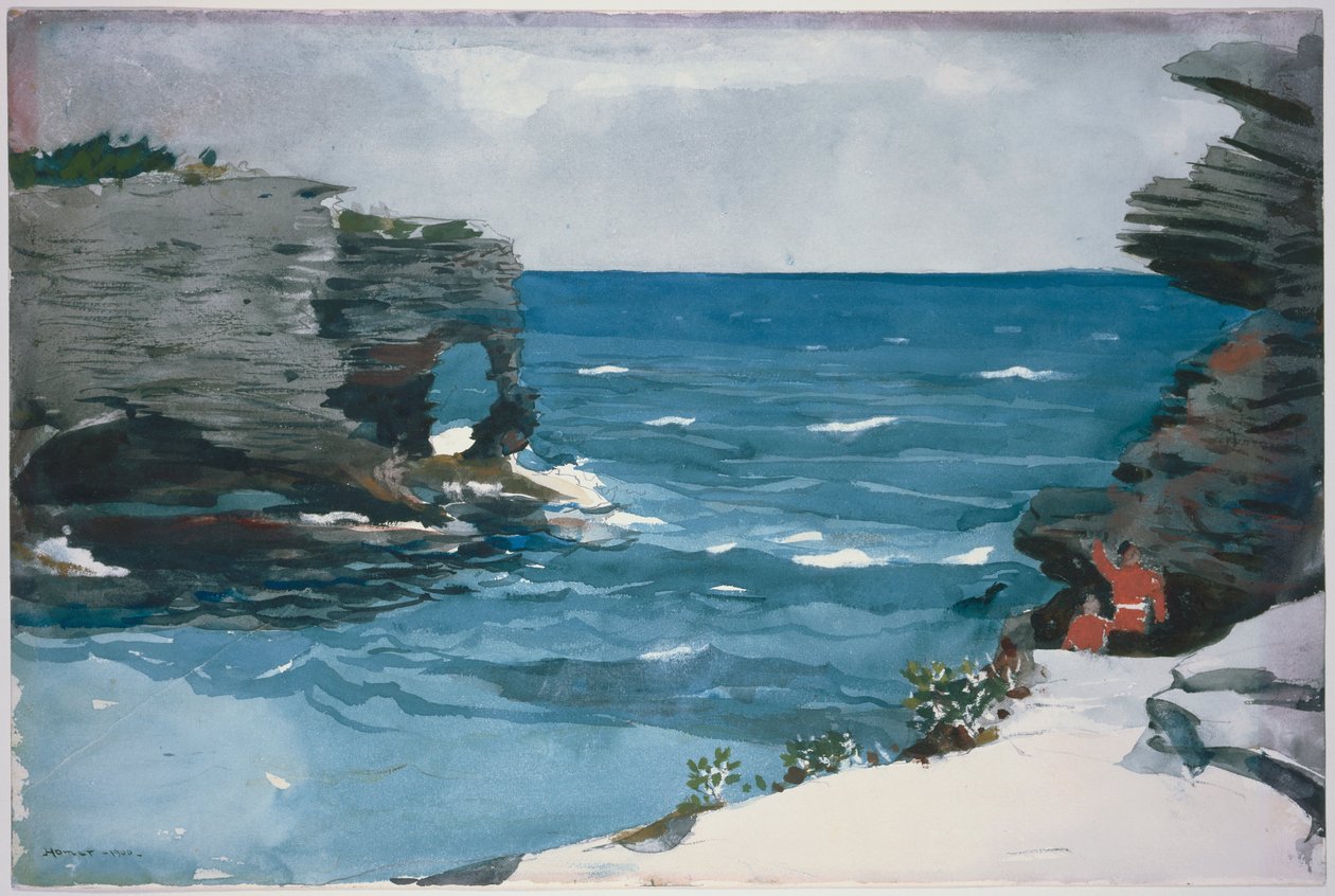 Sziklás part, Bermuda alkotó: Winslow Homer