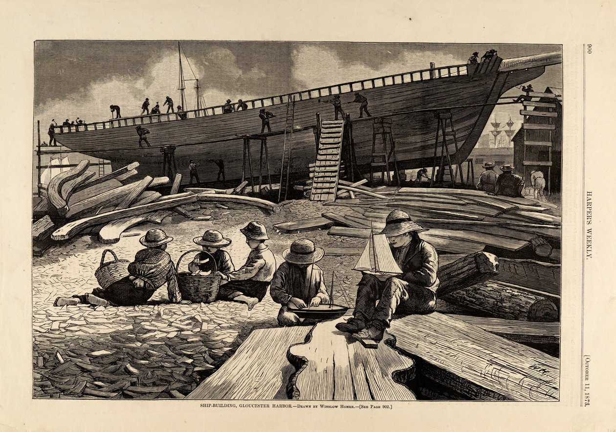 Hajóépítés, Gloucester kikötője, a Harper