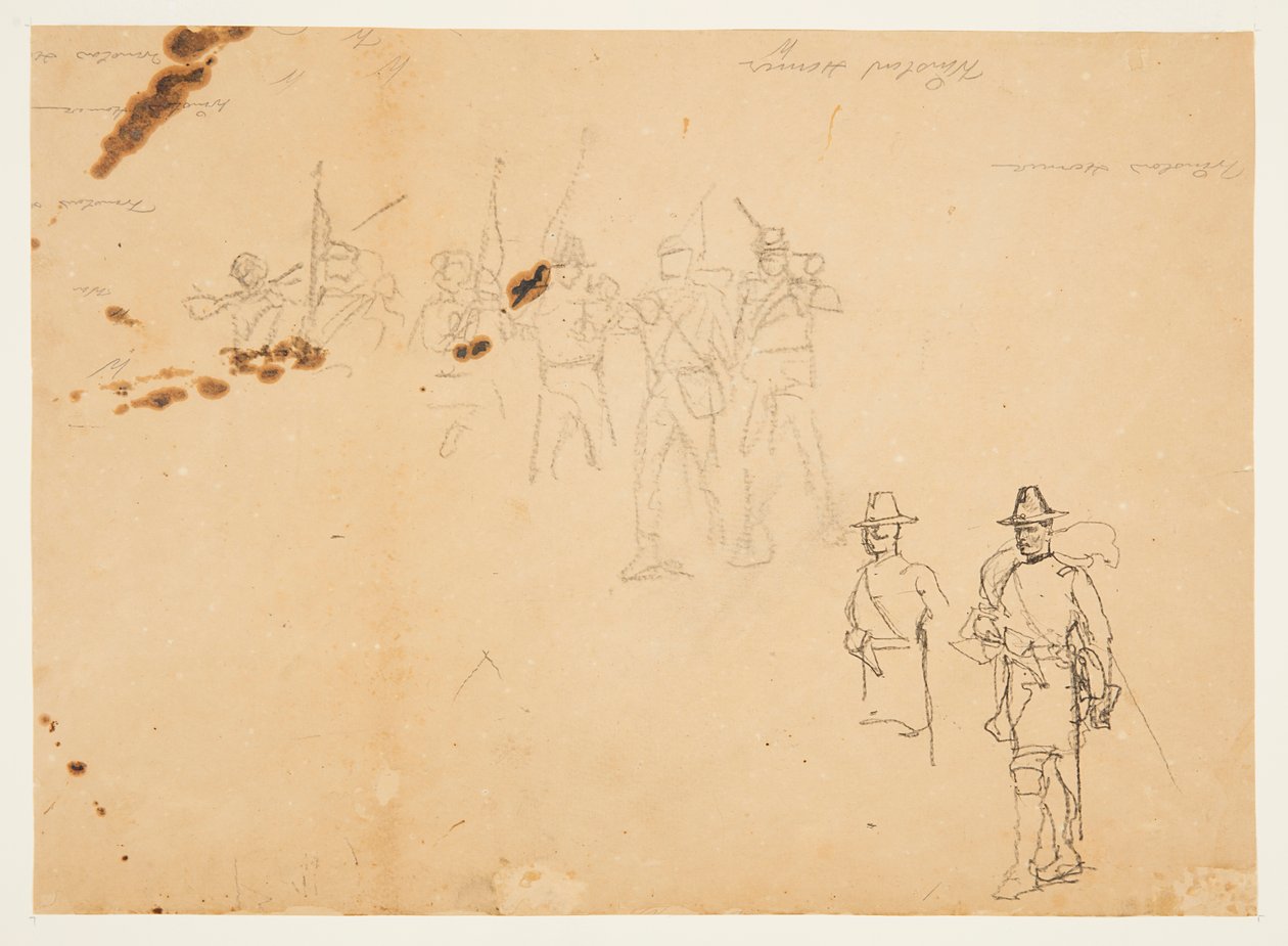 Sketches of Single Infantry Figures and Practice Signatures   1266249   hu       hungarian Successfully Translated  Original: Winter in Paris Translat: Winter in Paris 1283822 hu hungarian Successfully Translated Original: Cameo, No.I Translat: Cameo, No.I alkotó: Winslow Homer