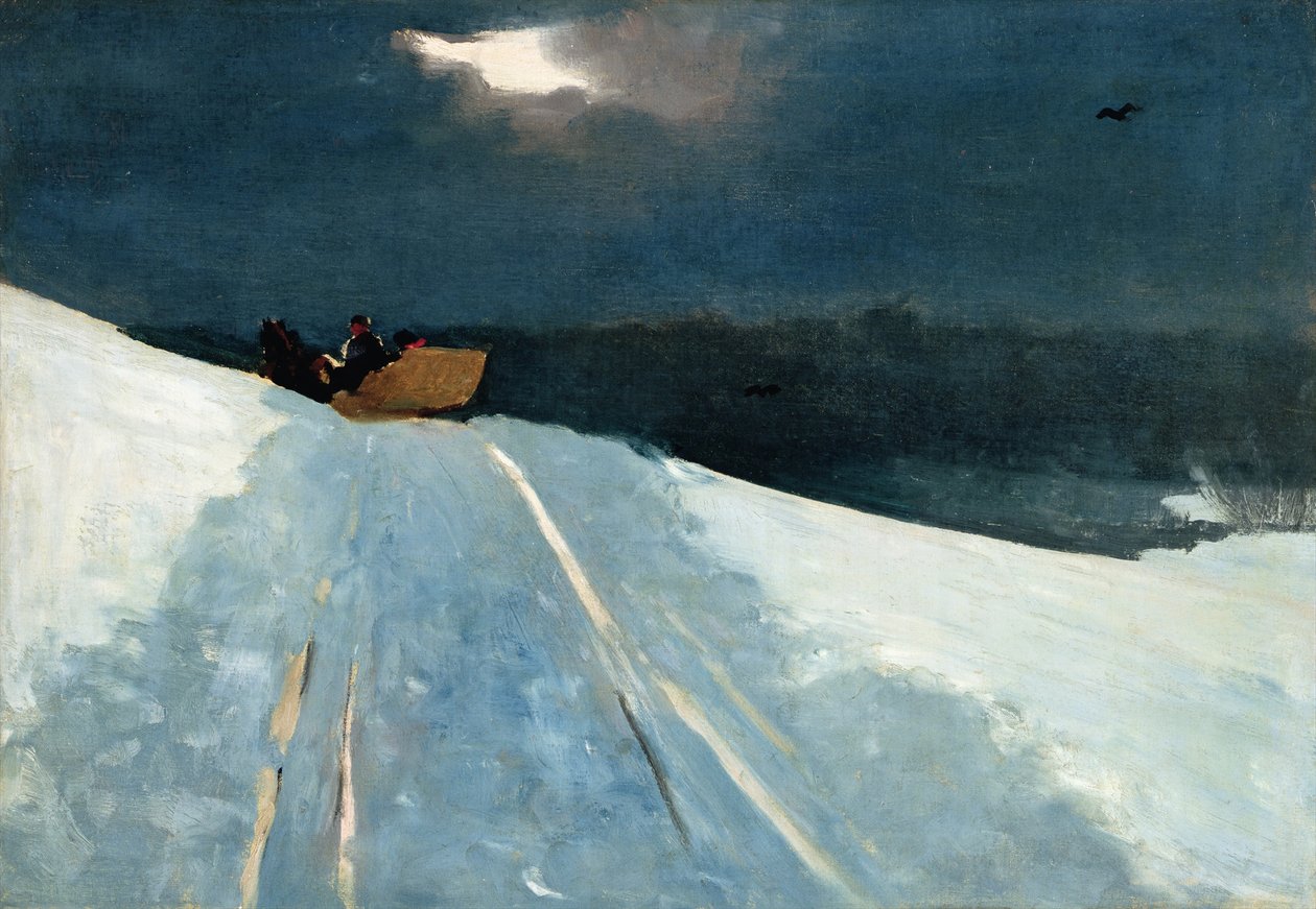 Szánutazás alkotó: Winslow Homer