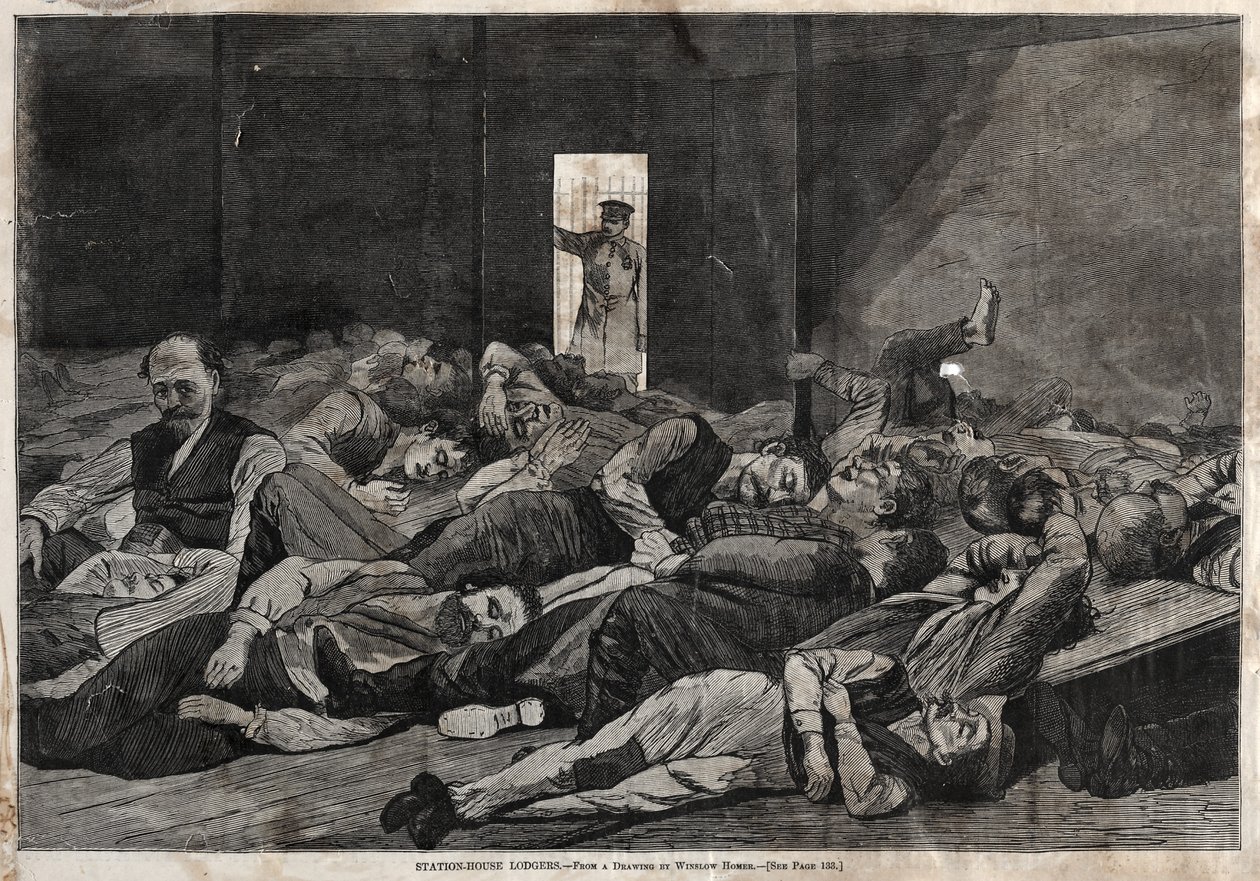Állomás-házi szállásadók alkotó: Winslow Homer